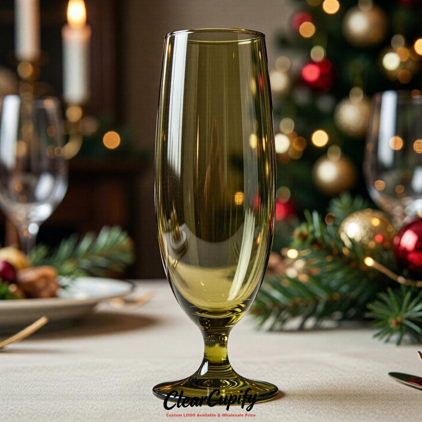 Olive Clear Champagne Flutes - Wholesale 5oz/6oz/7oz Acrylic Champagne Glasses