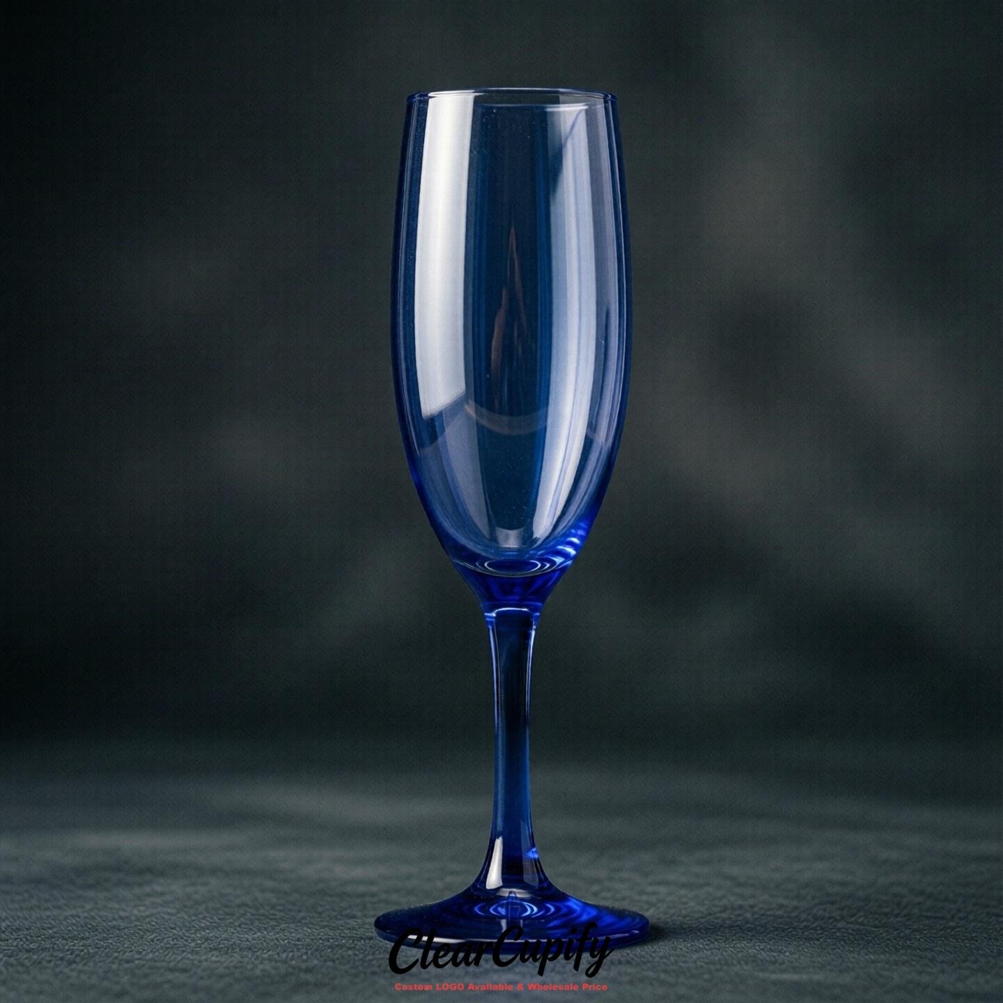 Sapphire Clear Champagne Flutes - Wholesale 5oz/6oz/7oz Acrylic Champagne Glasses