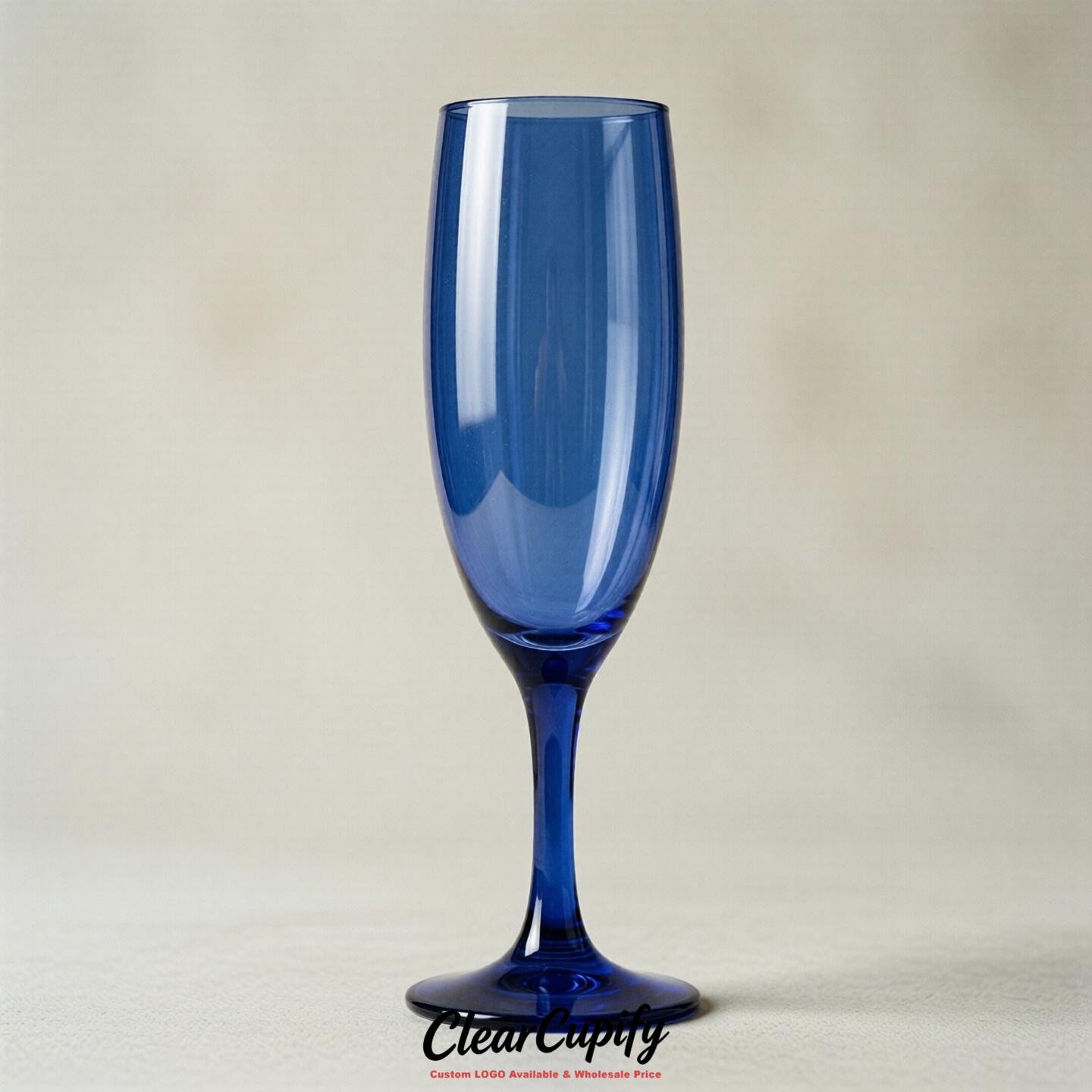 Sapphire Clear Champagne Flutes - Wholesale 5oz/6oz/7oz Acrylic Champagne Glasses