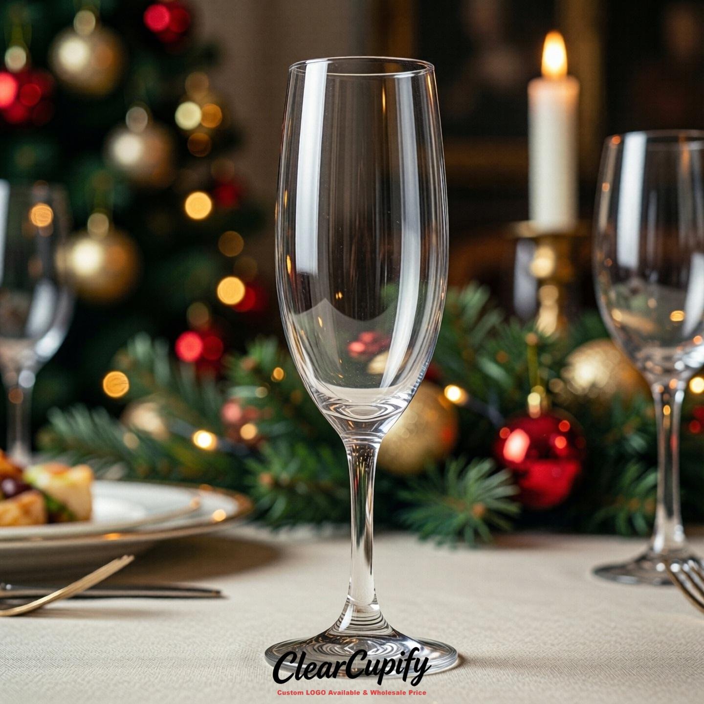 Transparent Clear Champagne Flutes - Wholesale 5oz/6oz/7oz Acrylic Champagne Glasses