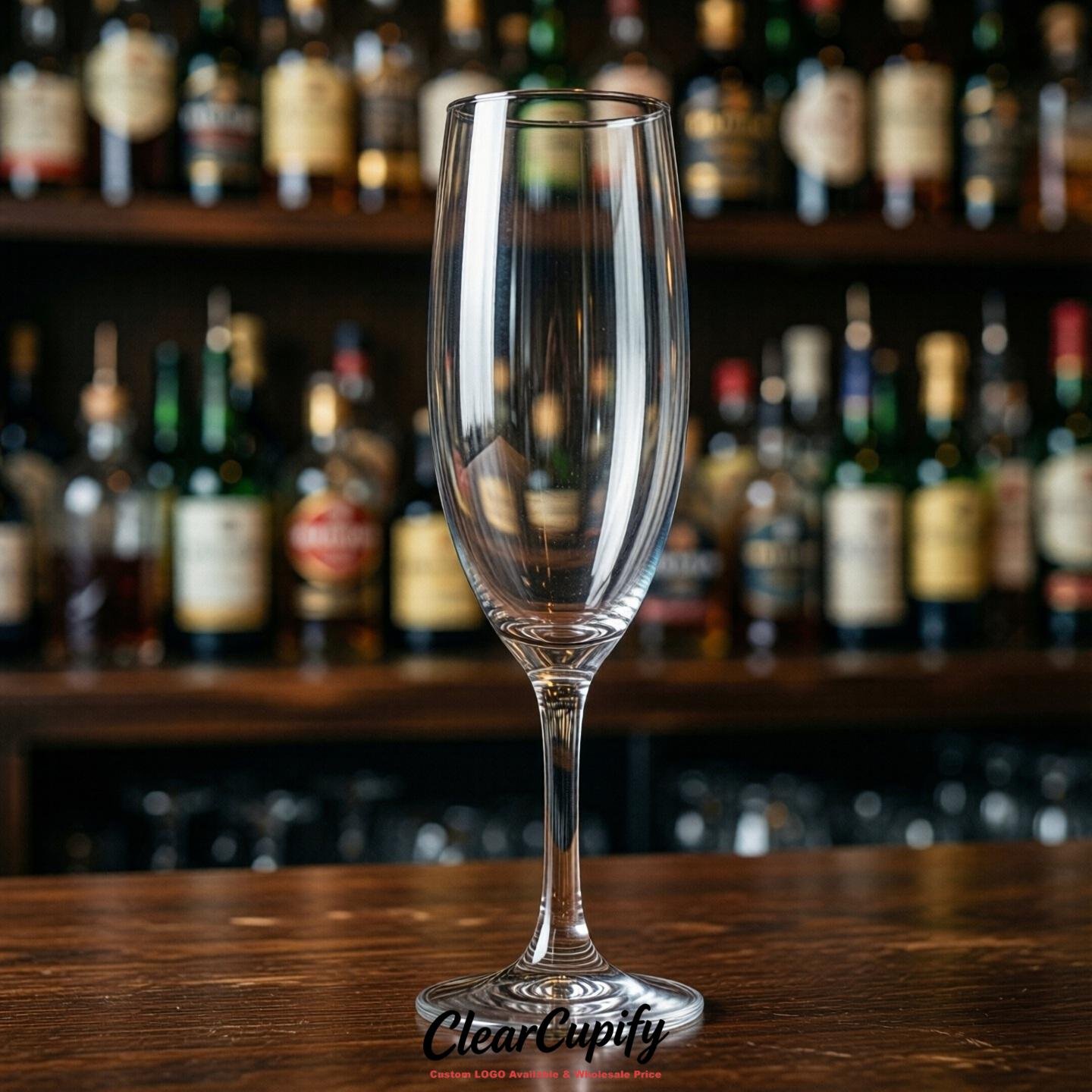 Transparent Clear Champagne Flutes - Wholesale 5oz/6oz/7oz Acrylic Champagne Glasses