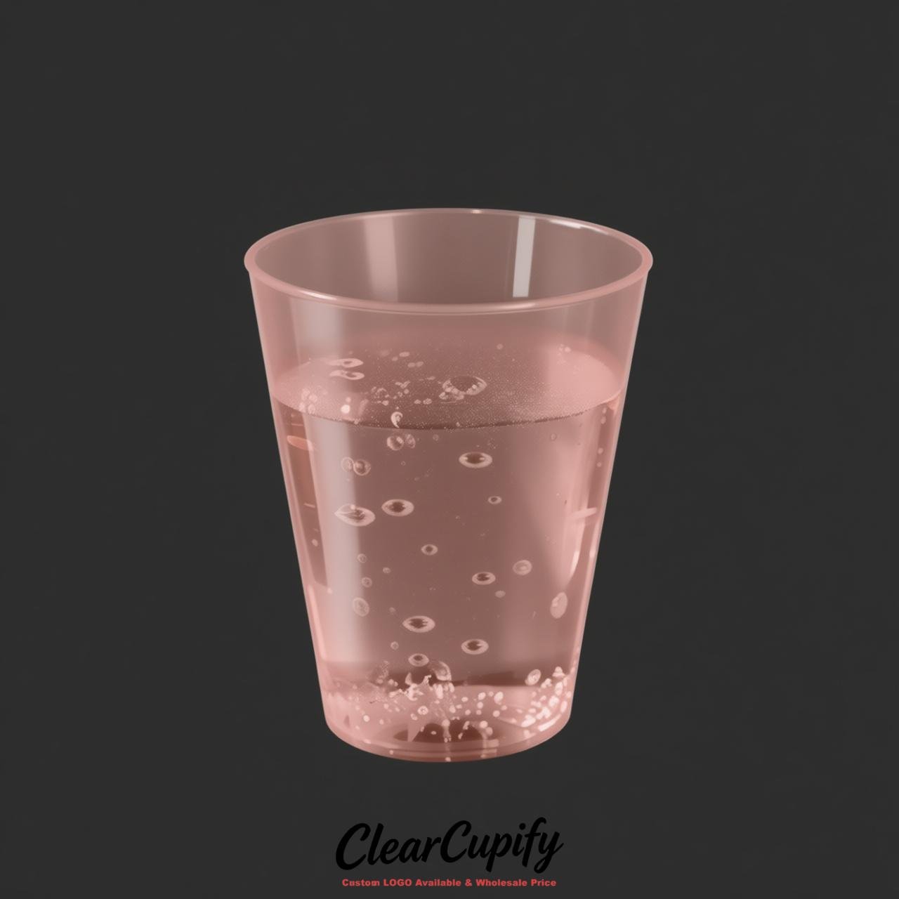 Blush Clear Plastic Shot Glasses - 1.5oz & 2oz (45ml & 60ml)