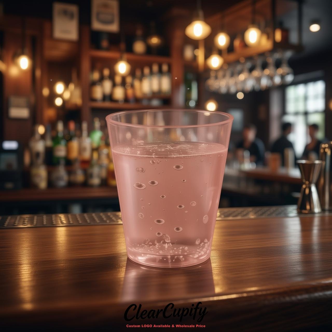 Blush Clear Plastic Shot Glasses - 1.5oz & 2oz (45ml & 60ml)