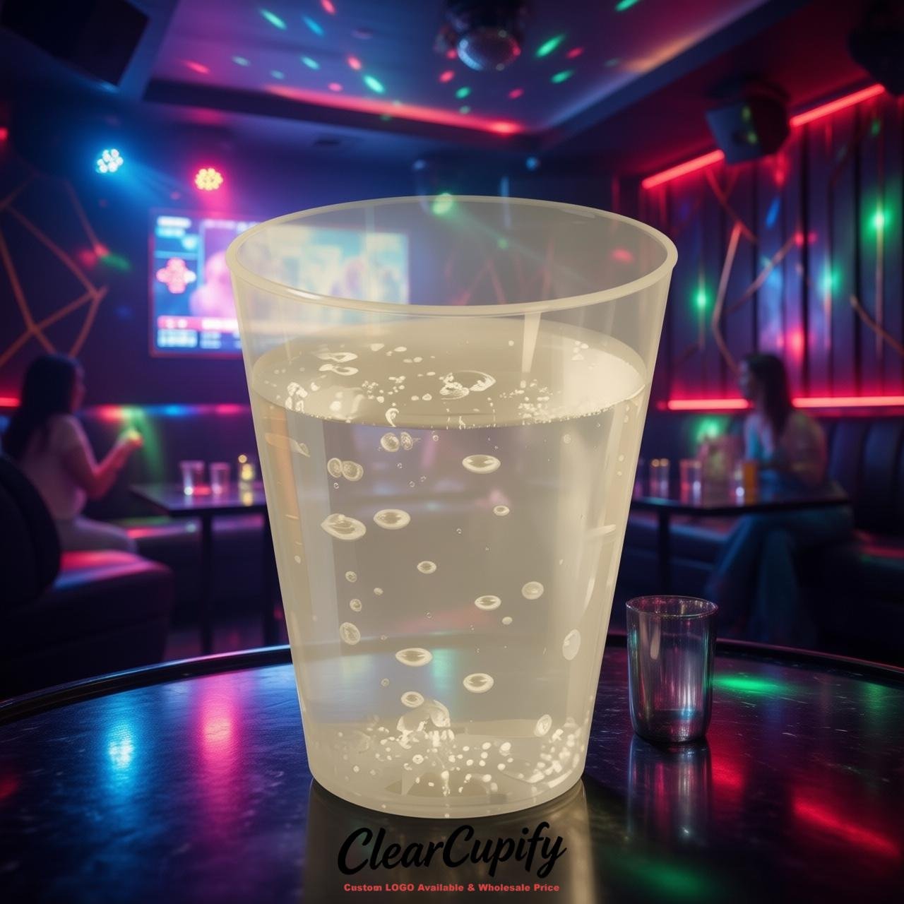 Ivory Clear Plastic Shot Glasses - 1.5oz & 2oz (45ml & 60ml) Ivory Clear Plastic Shot Glasses - 1.5oz & 2oz (45ml & 60ml)