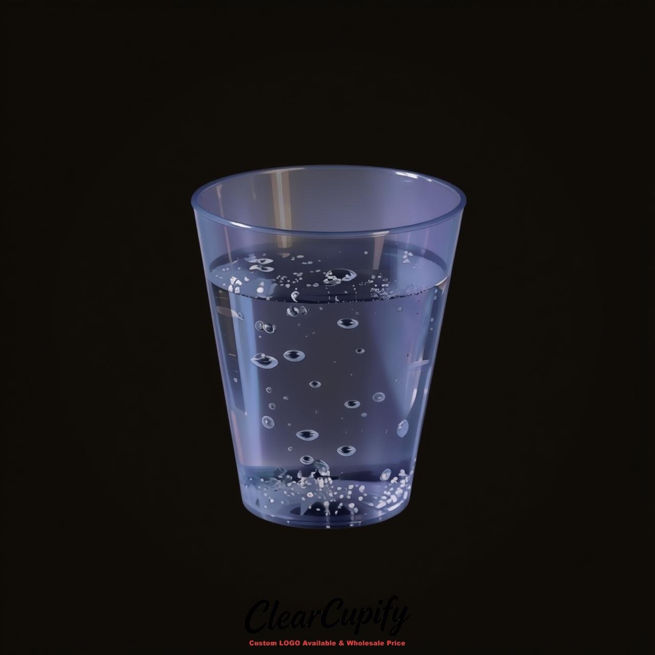Periwinkle Clear Plastic Shot Glasses - 1.5oz & 2oz (45ml & 60ml) Periwinkle Clear Plastic Shot Glasses - 1.5oz & 2oz (45ml & 60ml)