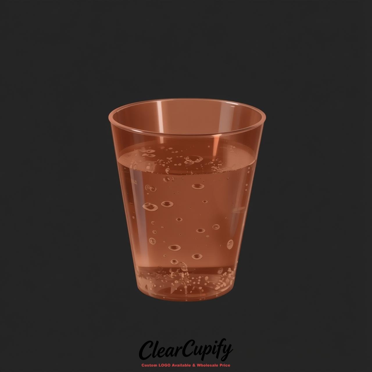 Terracotta Clear Plastic Shot Glasses - 1.5oz & 2oz (45ml & 60ml) Terracotta Clear Plastic Shot Glasses - 1.5oz & 2oz (45ml & 60ml)