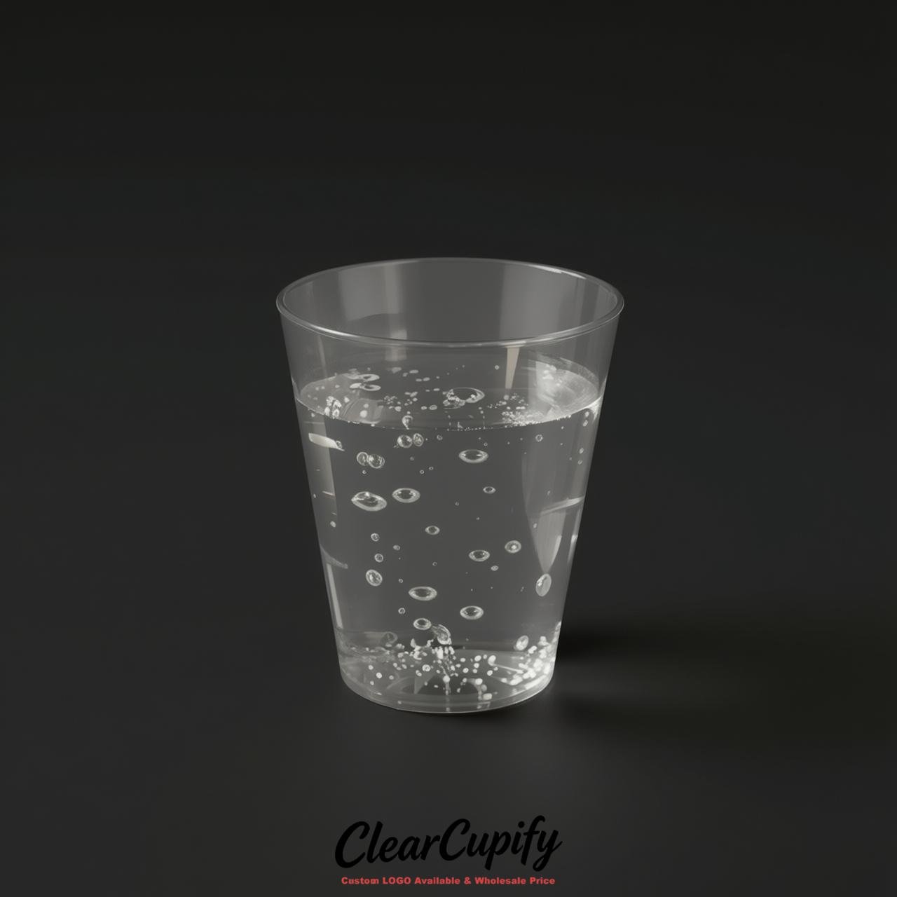 Transparent Clear Plastic Shot Glasses - 1.5oz & 2oz (45ml & 60ml)