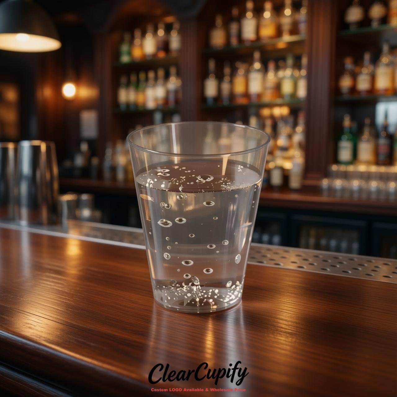 Transparent Clear Plastic Shot Glasses - 1.5oz & 2oz (45ml & 60ml)