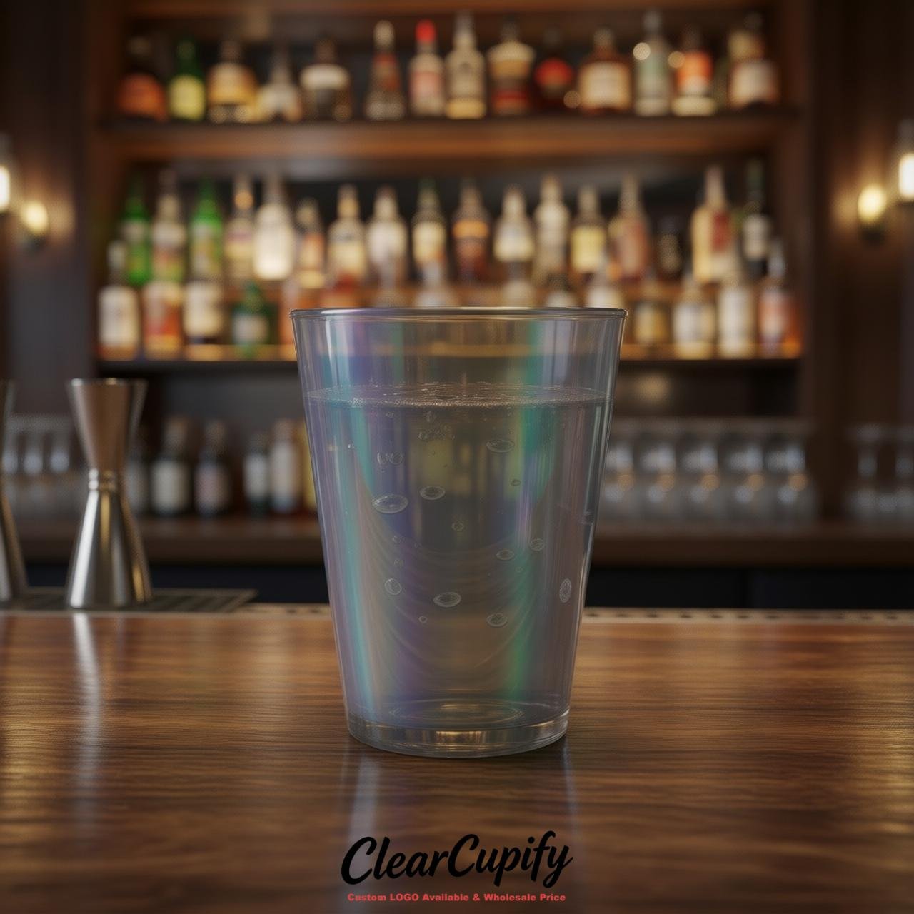Aurora Gray Clear Plastic Shot Glasses - 1.5oz & 2oz (45ml & 60ml) Aurora Gray Clear Plastic Shot Glasses - 1.5oz & 2oz (45ml & 60ml)