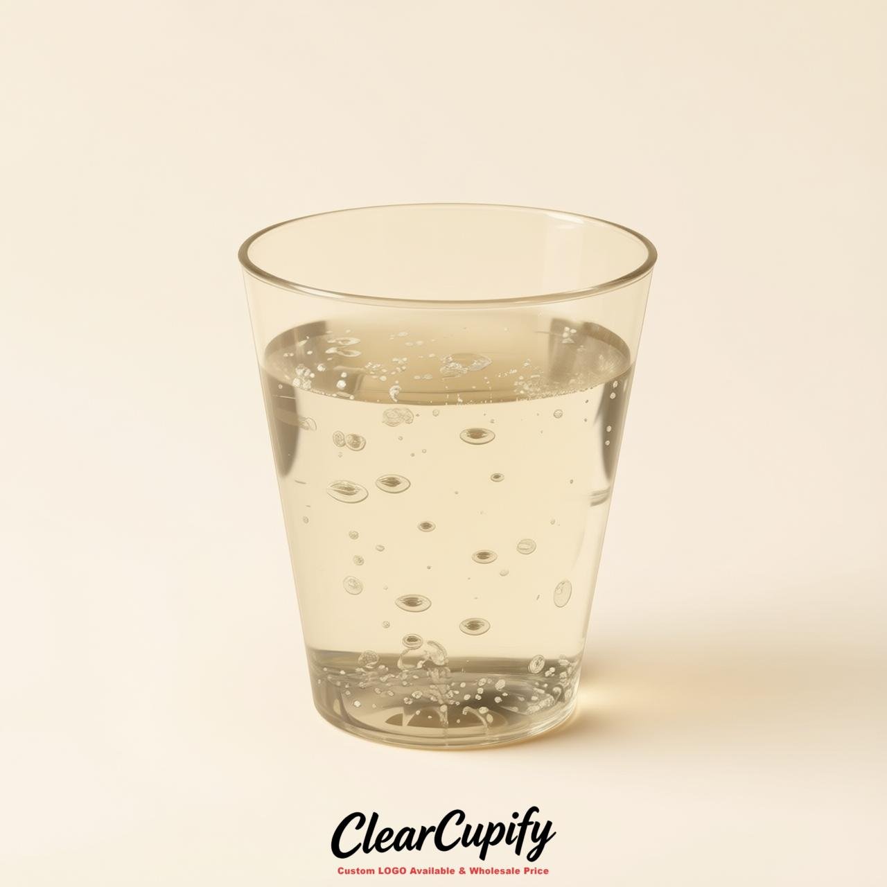 Cream Clear Plastic Shot Glasses - 1.5oz & 2oz (45ml & 60ml)