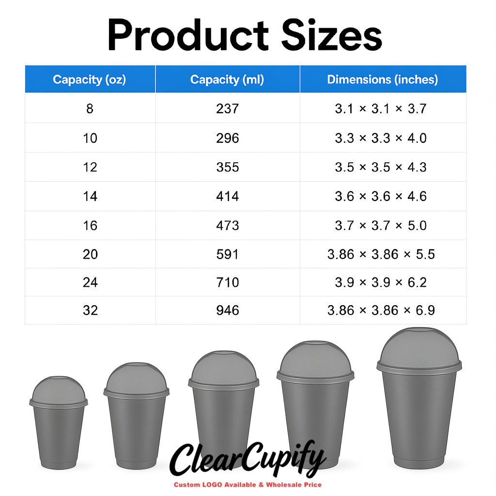 Gray 16 oz Plastic Slushie Cups with Dome Lid & Detachable Spoon Straws for Milkshake, Boba, Smoothies, Iced Coffee Gray 16 oz Plastic Slushie Cups with Dome Lid & Detachable Spoon Straws for Milkshake, Boba, Smoothies, Iced Coffee