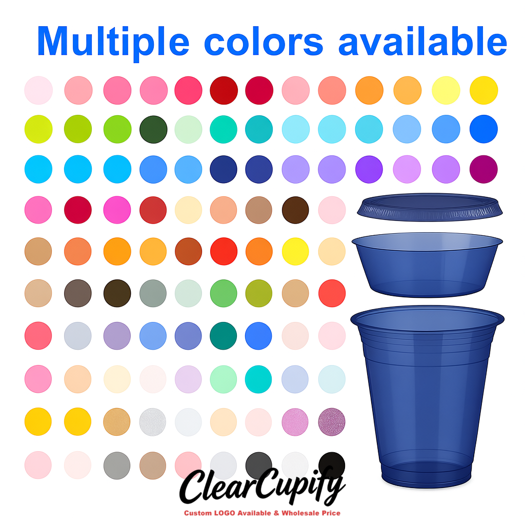 Sapphire 12 oz Disposable Plastic Parfait Cups with Insert & Flat lids 3.85 x 2.1 x 4 inches