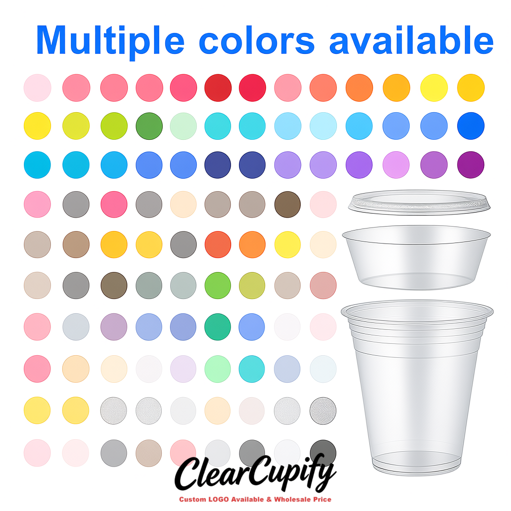 Silver 12 oz Disposable Plastic Parfait Cups with Insert & Flat lids 3.85 x 2.1 x 4 inches