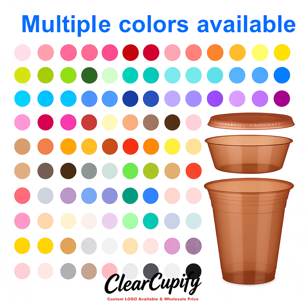 Terracotta 12 oz Disposable Plastic Parfait Cups with Insert & Flat lids 3.85 x 2.1 x 4 inches Terracotta 12 oz Disposable Plastic Parfait Cups with Insert & Flat lids 3.85 x 2.1 x 4 inches