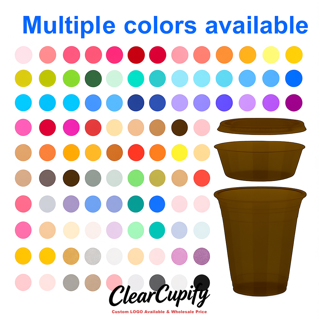 Umber 12 oz Disposable Plastic Parfait Cups with Insert & Flat lids 3.85 x 2.1 x 4 inches Umber 12 oz Disposable Plastic Parfait Cups with Insert & Flat lids 3.85 x 2.1 x 4 inches