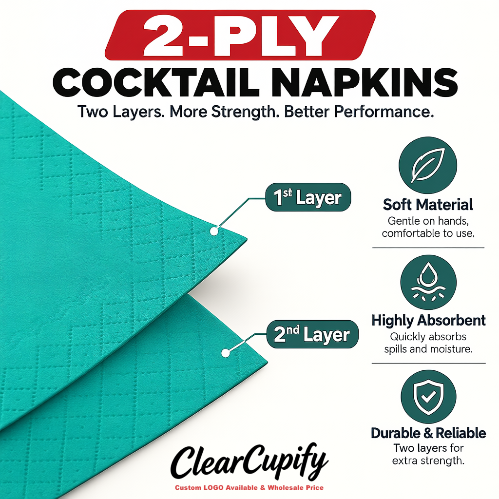 Teal Napkins Paper 4.5x4.5 Inch Disposable 2-Ply Cocktail Napkins Factory Teal Napkins Paper 4.5x4.5 Inch Disposable 2-Ply Cocktail Napkins Factory